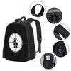 Large Capacity School Backpack Laptop Bags 1990s Hip Hop Pe Chuck D Flavor
