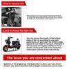 Universal Motorcycle Shock Absorber, Thickened and Reinforced Shock Absorber with Adjustable Hardness and Softness