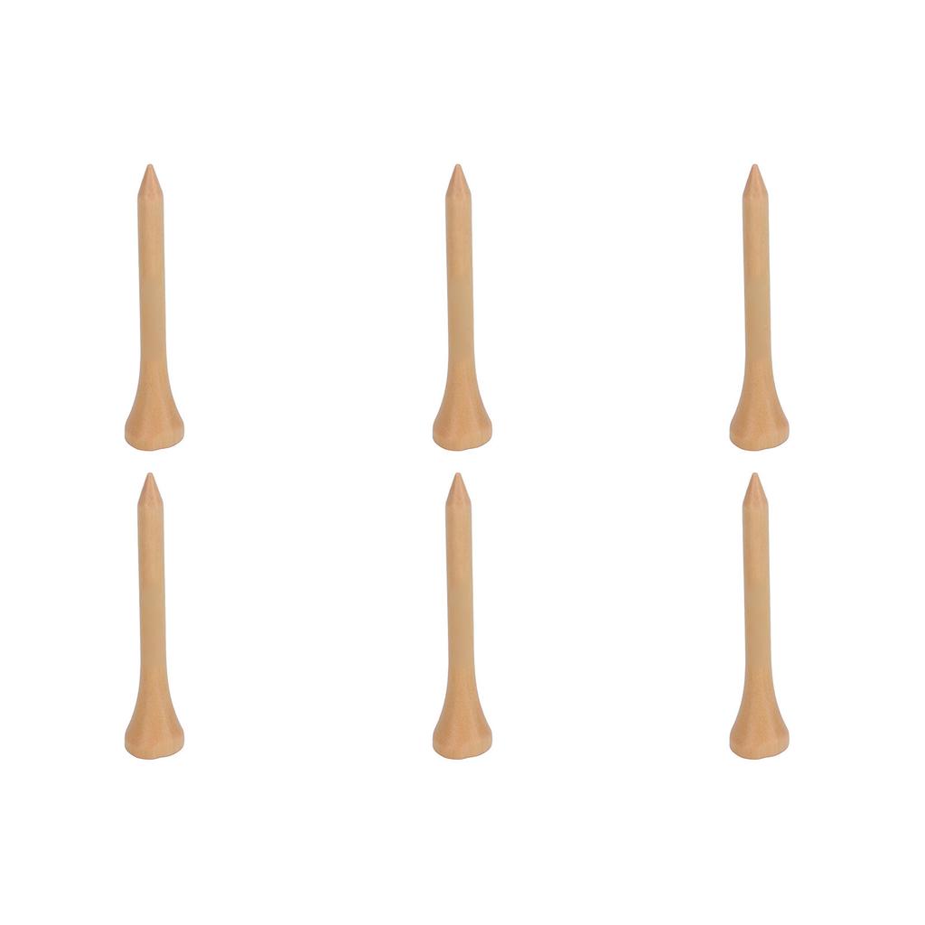 50pcs Golf Tees Professional Strong Replacement Wooden Golfing Tees for Golf Accessories
