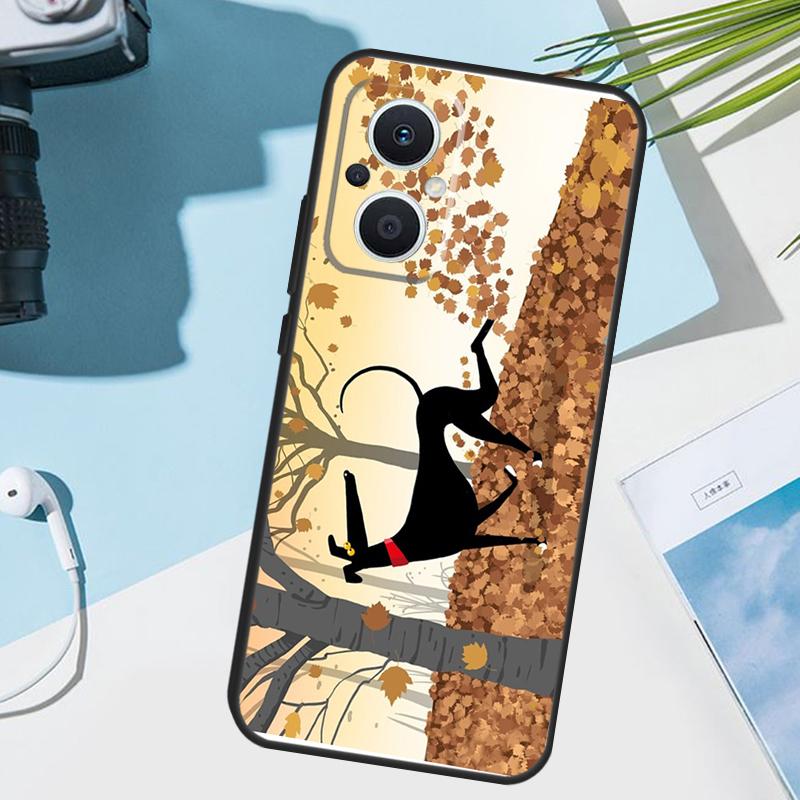 Greyhound Case For OPPO Reno 12 F 13 13F 11 8T 7 8 10 Pro OPPO Find X8 X6 Pro X3 X5 Lite Cover Funda
