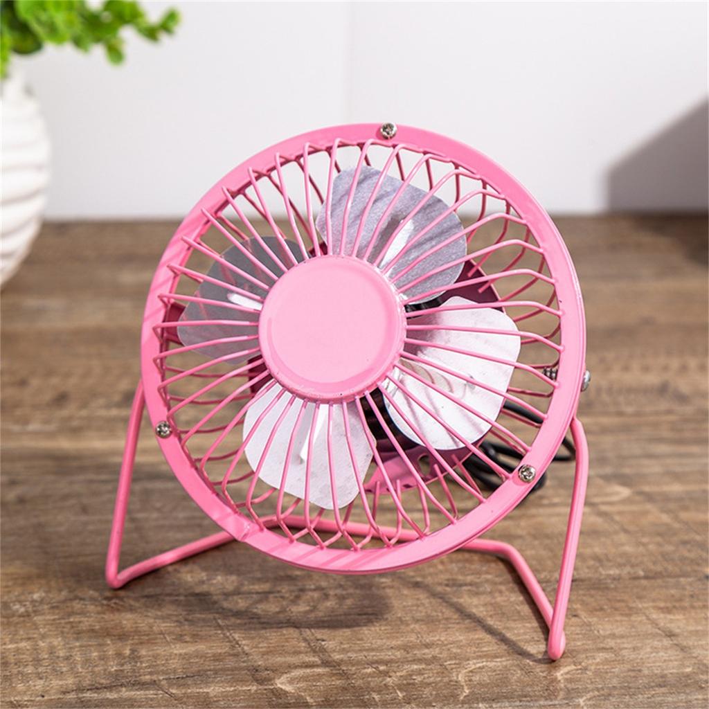 4inch Portable C Ooling Desk  Cooler USB Rechargeable Office Metal Fan