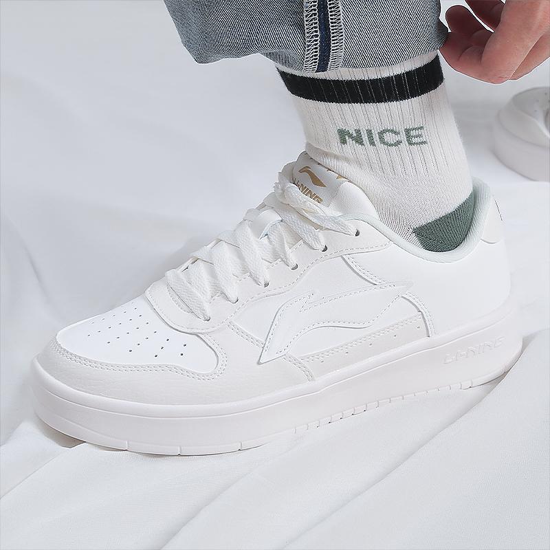 Li Ning Coverage Slip Resistant And Abrasion Resistant Low top Skateboard Shoes Men's AGCQ455