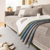 1pcs Soft and Sticky Texture Chenille Sofa Covers Four Season Universal Light Luxury Sofa Towel Solid Color Premium Cushion