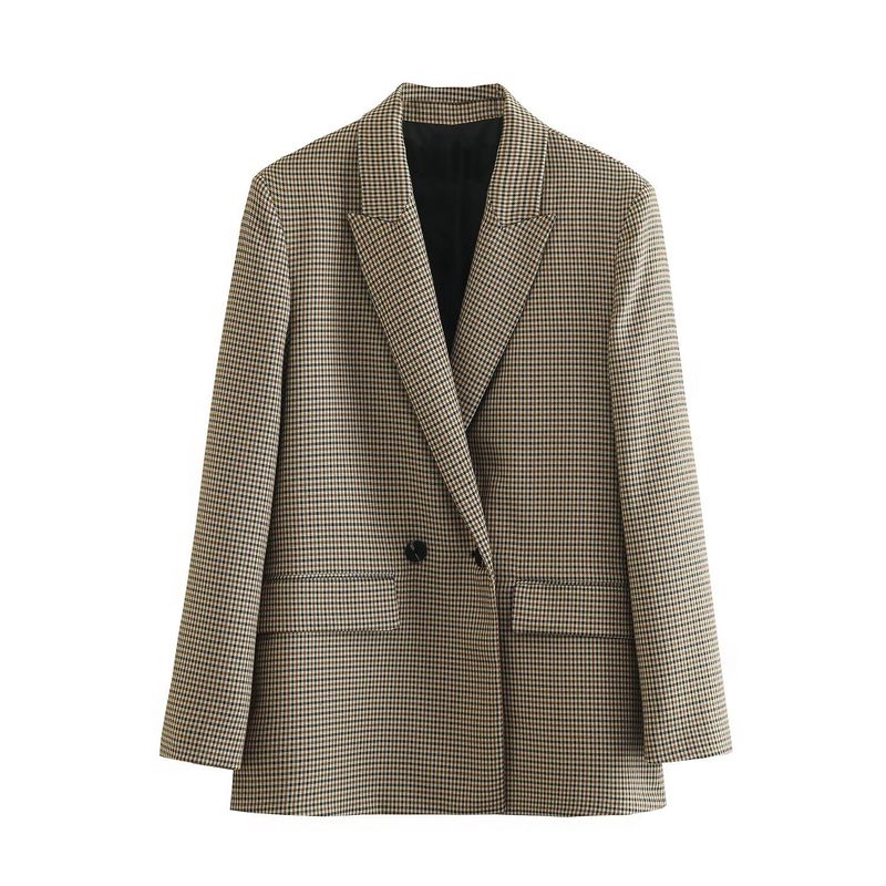 Araltay New Arrival Fashion Style Women's Clothing Fashion All-Match Pure Color Profile Double Breasted Suit Outwear 2753122