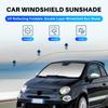 KUNGKIC Sunshade for Fiat 500 and Abarth Front Window Sun Light Heat UV Heat Easy Easy Interior Accessories 595, Sunshade, Protection, Blocking,