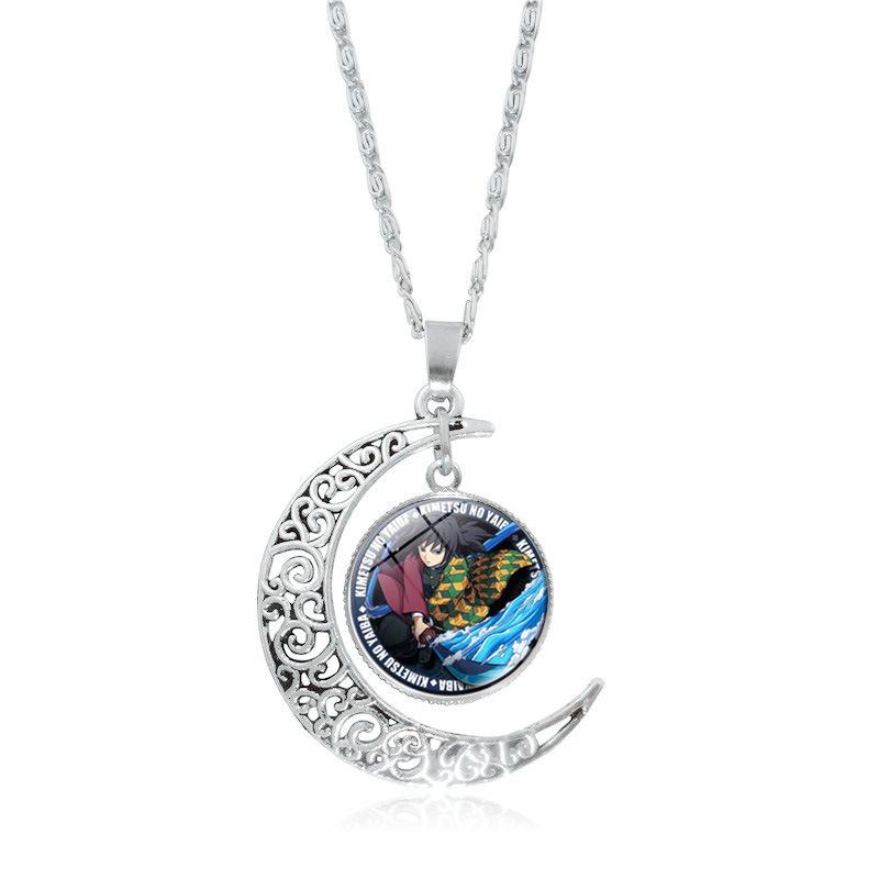 

Anime Moon Pendant Necklace For Women Versatile Sweater Chain Accessory
