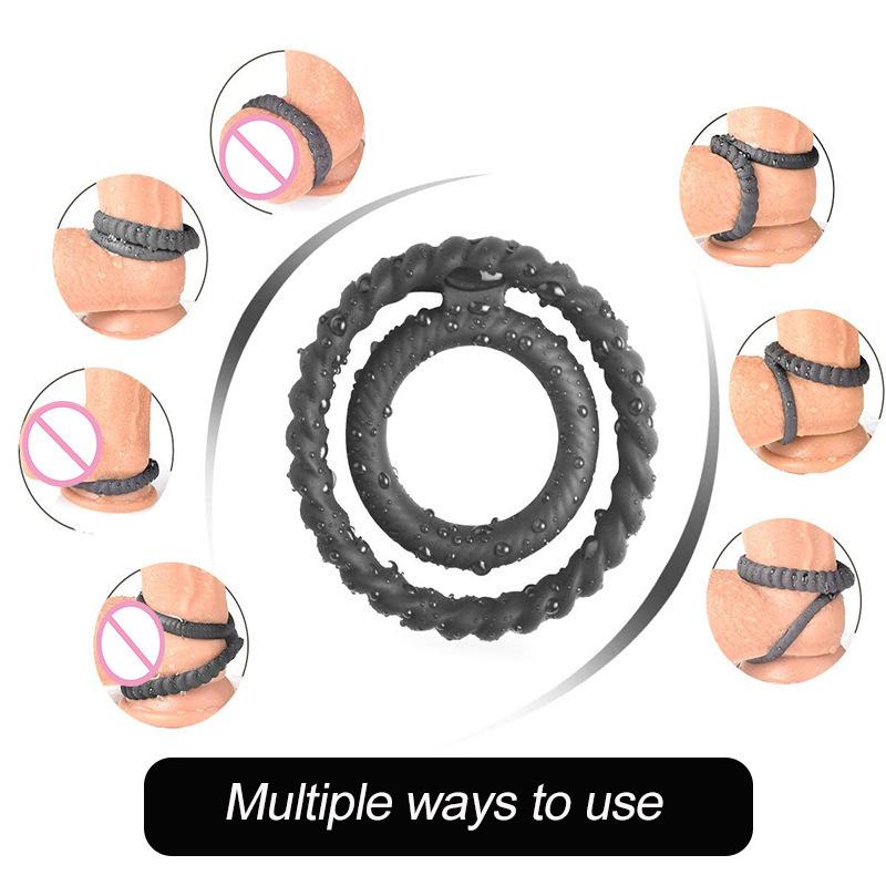 Penis Ring Silikon Samen Lock Ring Verzögerung Ejakulation Hohe Elastizität Zeit Anhaltende Cock Ring Sex Spielzeug Für Männer Paare Erwachsene 18 +