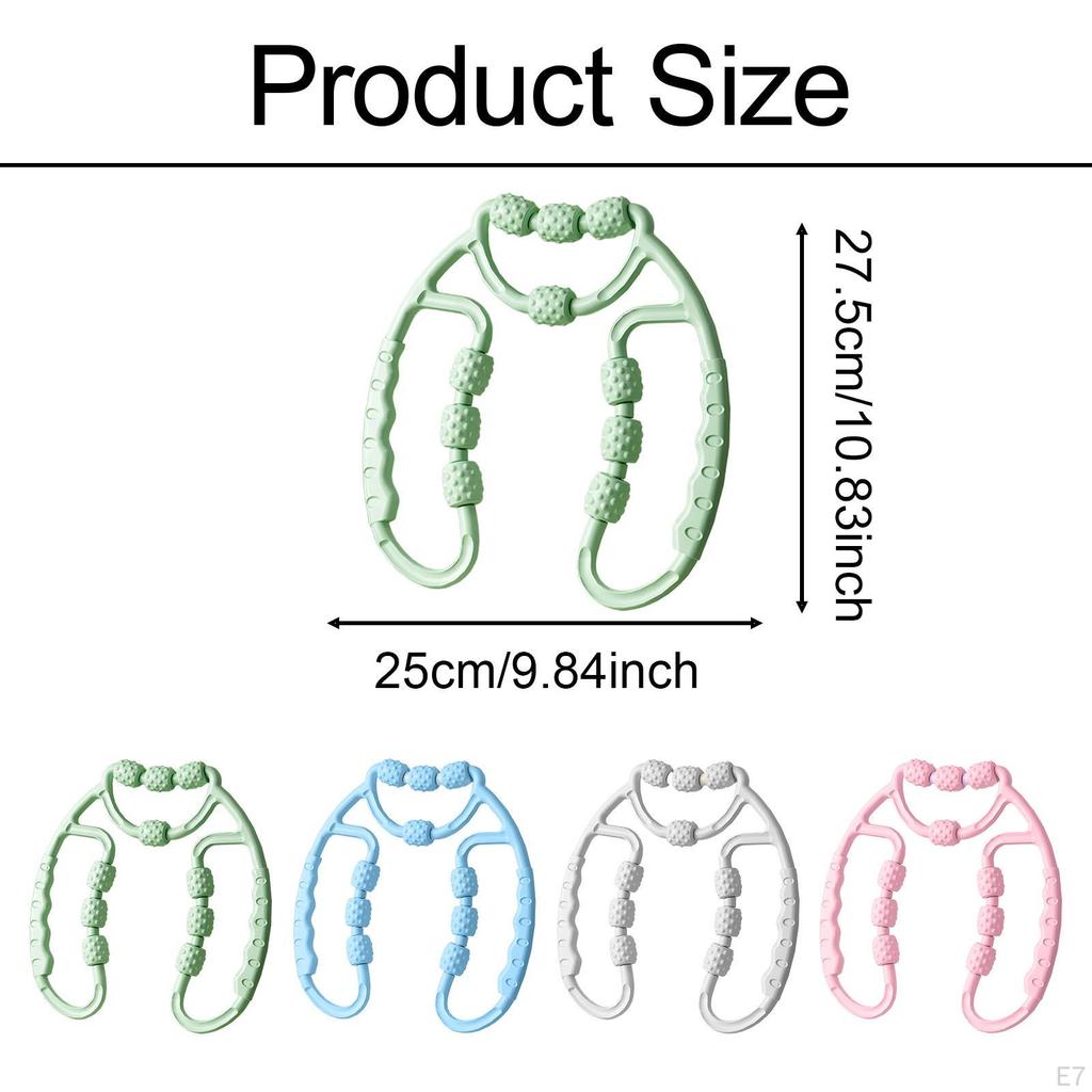 Deep Tissue Leg Massage Roller with Circular Clamp for Athletes