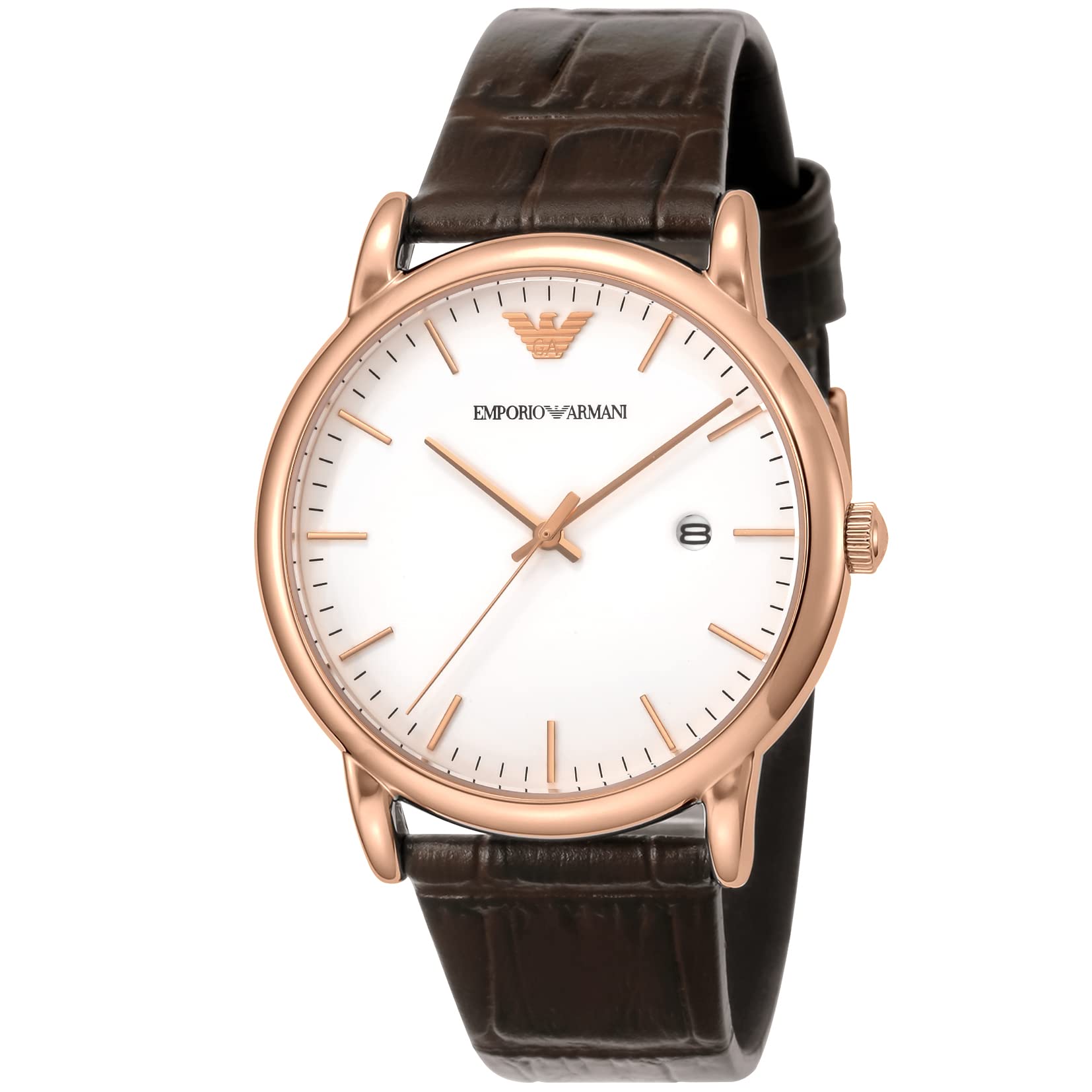 

LUIGI AR2502 Brown [Emporio Armani] Men s Watch, [Used] білий