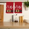 Absorbent Christmas Kitchen Towels With Festival Pattern Reusable Microfiber Cleaning Cloth