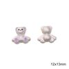 1pc Little Alloy Bear Bead Bunny Beaded Lucky Beads DIY Charm Beads Handmade Jewelry Accessories