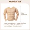 Men Muscle Shirt Costume Chest 3D Adults Bodybuilder Cloth for Roles Play