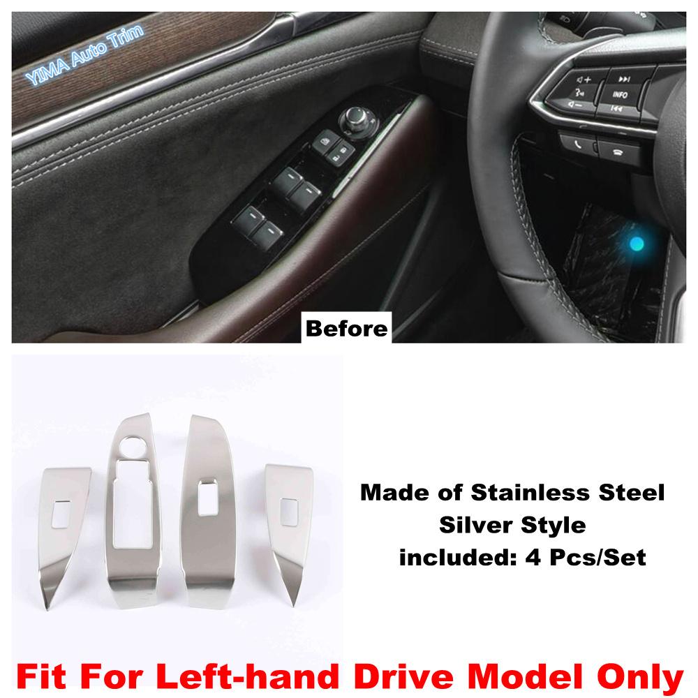 Fit For Mazda 6 Atenza Cover Trim Car Strip Inner Door Armrest Window Lift Button Control Panel Decoration Accessories