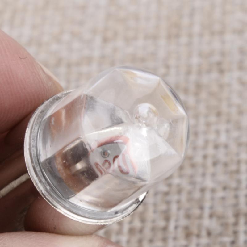 NEW 4pcs White Car Motorcycle Bicycle Wheel Tire Tyre Air Valve Stem Light Cap Cover Accessories Universal