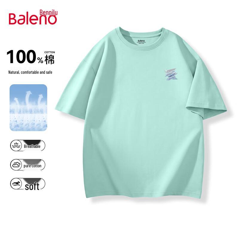 Baleno Men's Heavyweight American Style Graphic T-Shirt