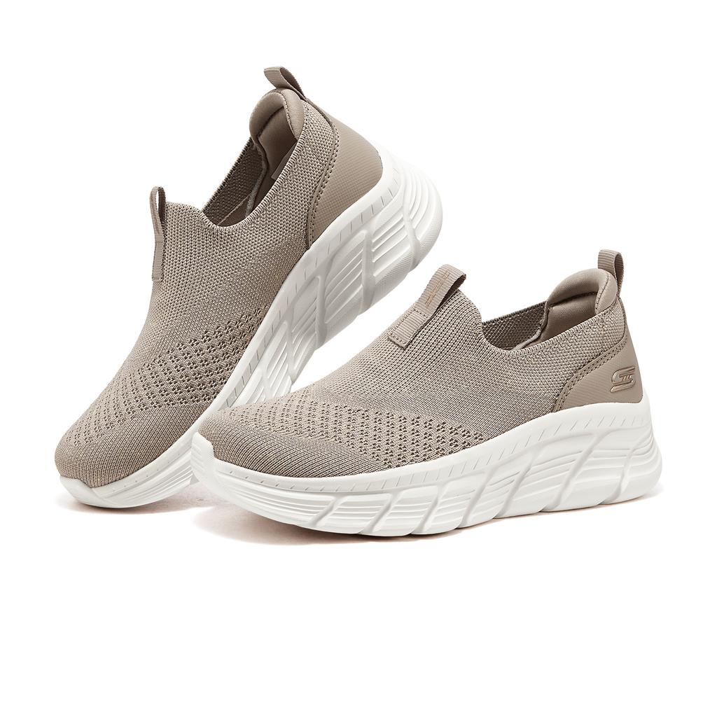 Skechers Niedrige Freizeitschuhe Damen Taupe 117388-TPE