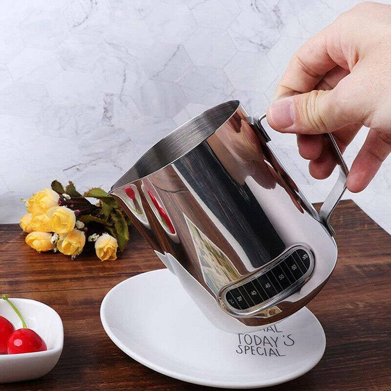 304 Stainless Steel Milk Frothing Cup Espresso Barista Pitcher Cream Maker Frothing Jug Kitchen Latte Pot Coffee Accessories