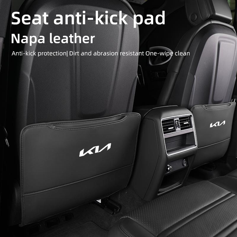 Tappetino Anti-Calcio per Sedile Auto Coprisedile in Pelle Protettivo Interni Per KIA Sportage Rio Ceed Niro Soul Stonic Picanto Proceed Sorento
