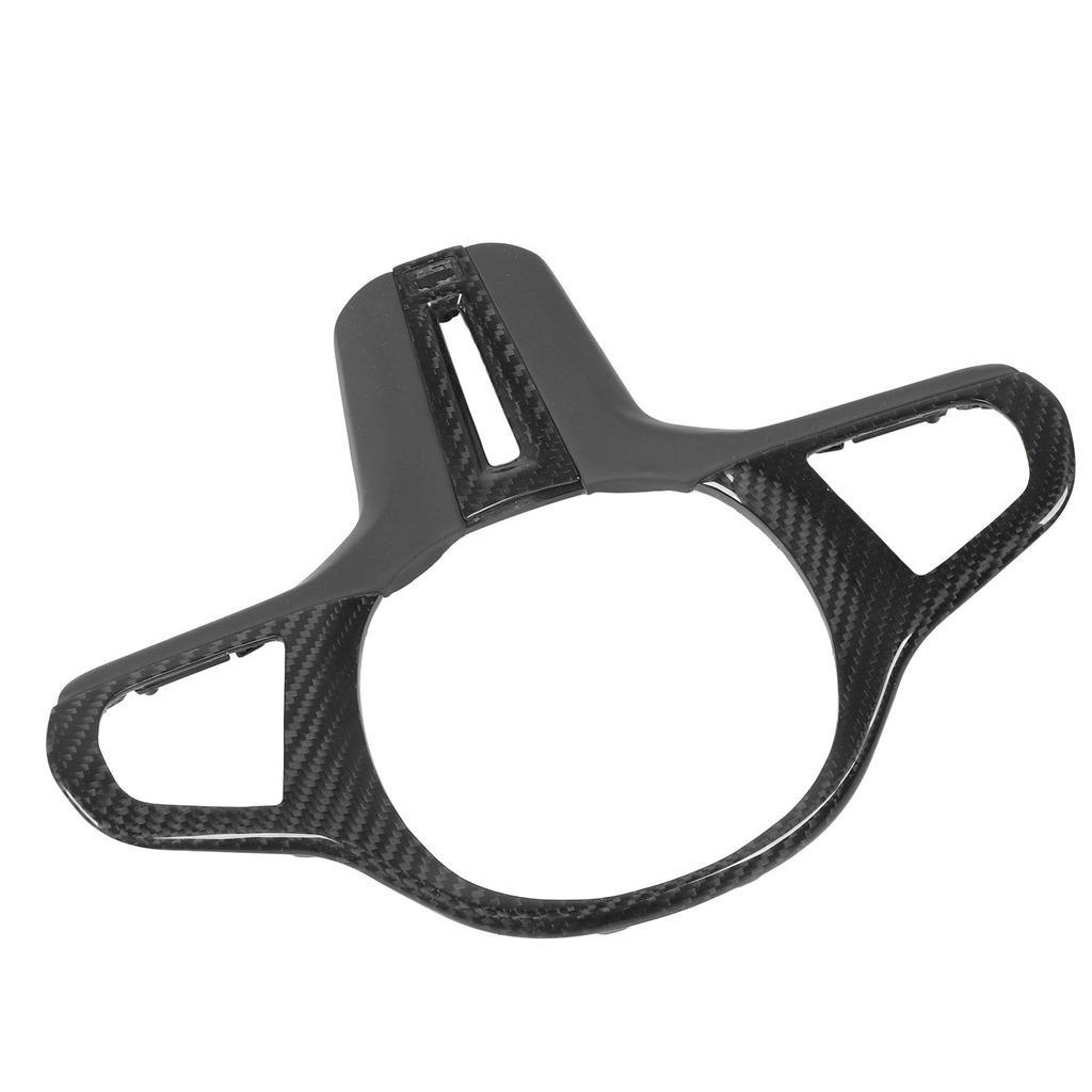 Car Steering Wheel Frame Cover Trim Sticker Decoration Carbon Fiber Nappa Leather for M2 M3 M4 G87 G80 G82 Without