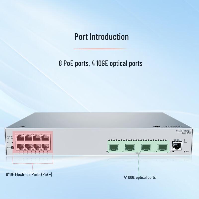 Huawei KunLun S310-8P4X Enterprise PoE Access Switch