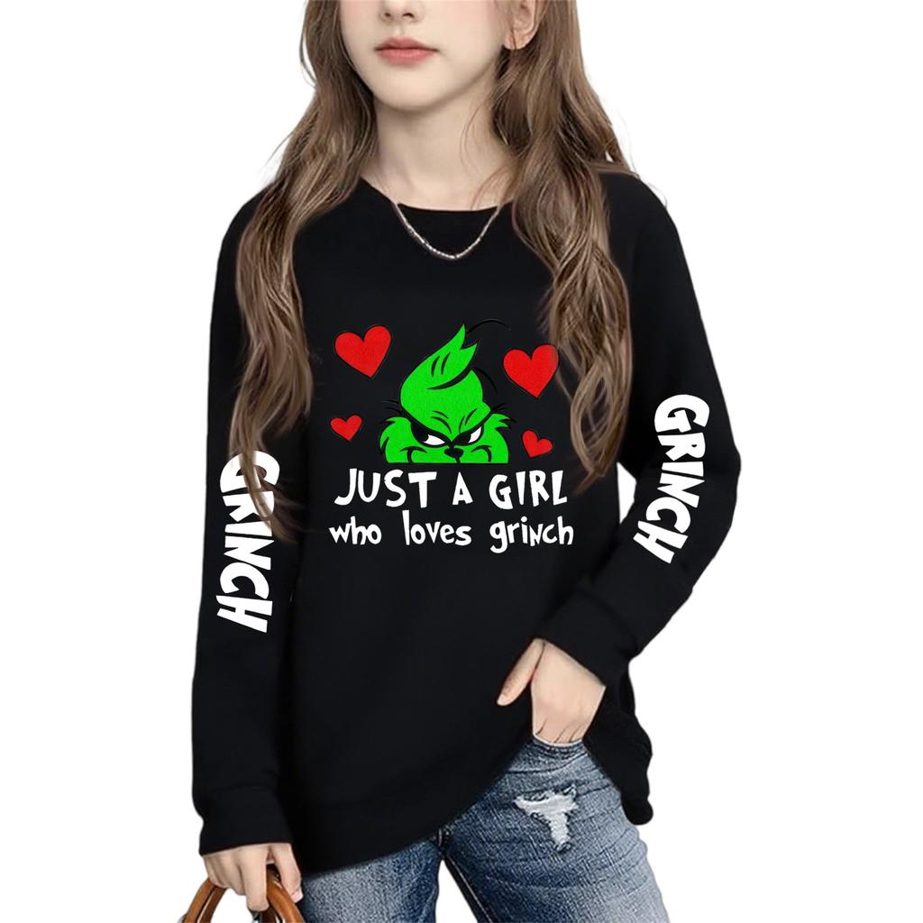 Gutter Jenter Barn Mote Daglig Allsidig Uformell Uformell Sweaters Daglig Langermet Patchwork Topp Gensere