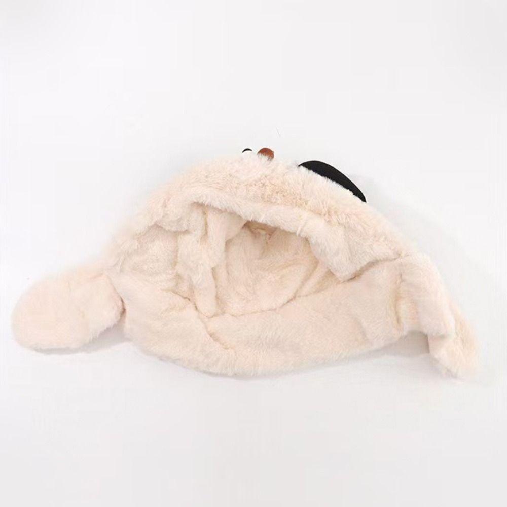 Dog Ears Kids Winter Warm Hat Puppy Baby Ear Protection Hat Cute Hooded Scarf  Cold Weather