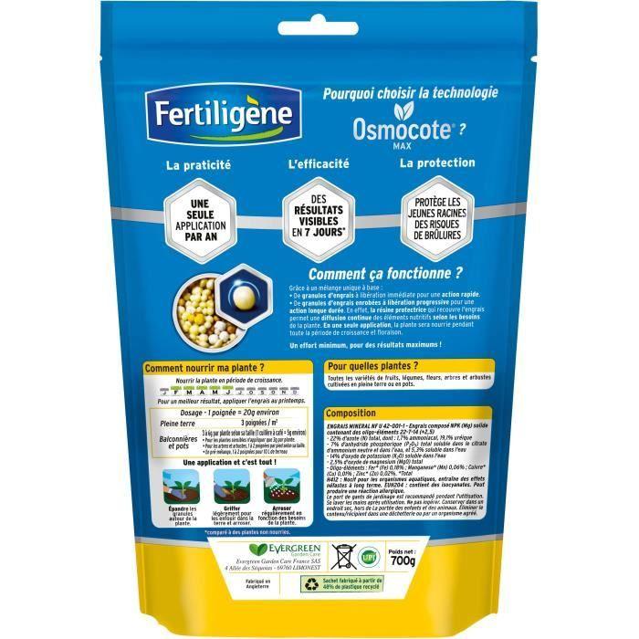 FERTILIGÈNE - Langzeitdünger Osmocote max Universal, Pflanzung und Umtopfen 700g