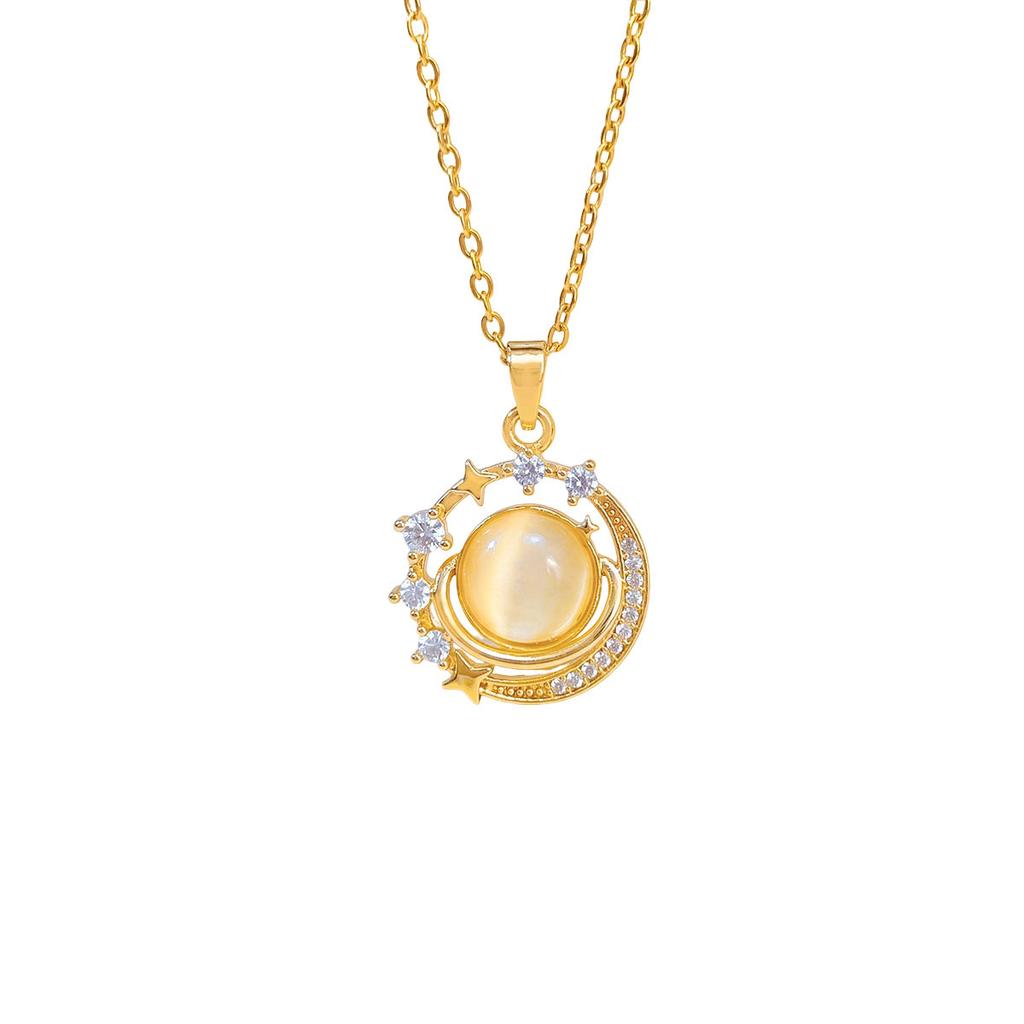 Necklace Women's New Dream Planet Series Exquisite Necklace Niche Design Light Luxury Fashion High-end Titanium Steel Accessories
