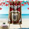 Portugal National Team Emblem Beach Towel Outdoor Camping Portable for Travel Quick-drying Swim Towel Absorbent Bath Towel Seaside Fashion