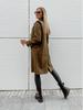 European & American Fashion Women's Double-Breasted Mid-Length Wool Coat Jacket