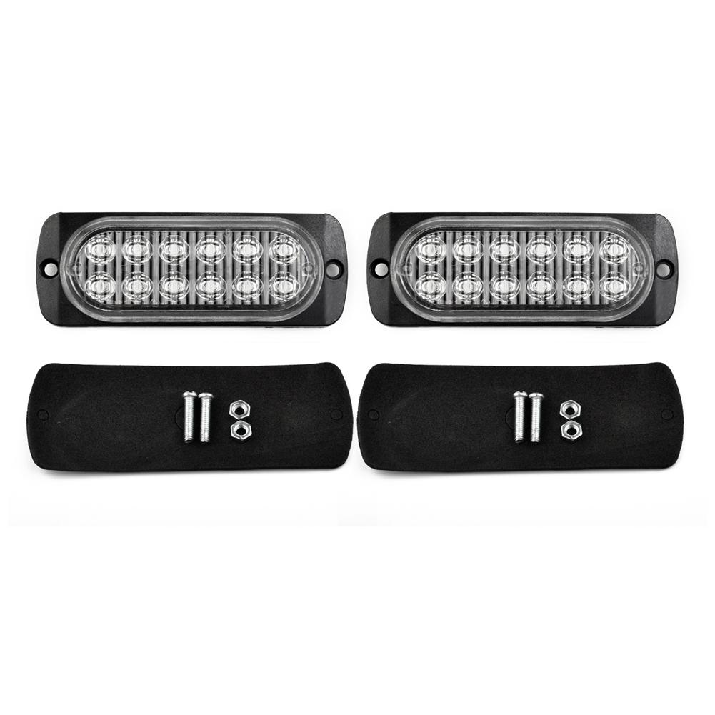 2pcs LED Urgent Light 333mA Accessories Bus Fog Lamp