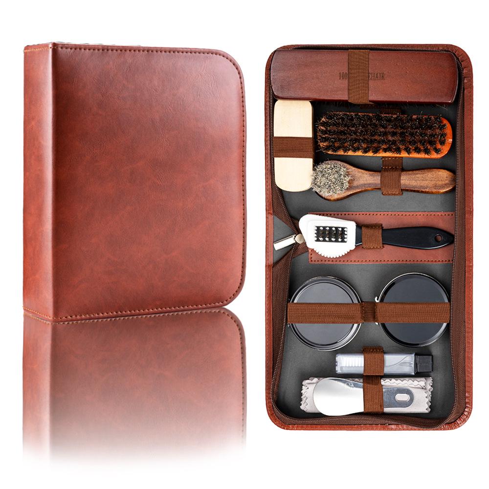 

Набор щеток из конского волоса и обувного крема: Черный и бесцветный набор для чистки и ухода за кожей для обуви и курток