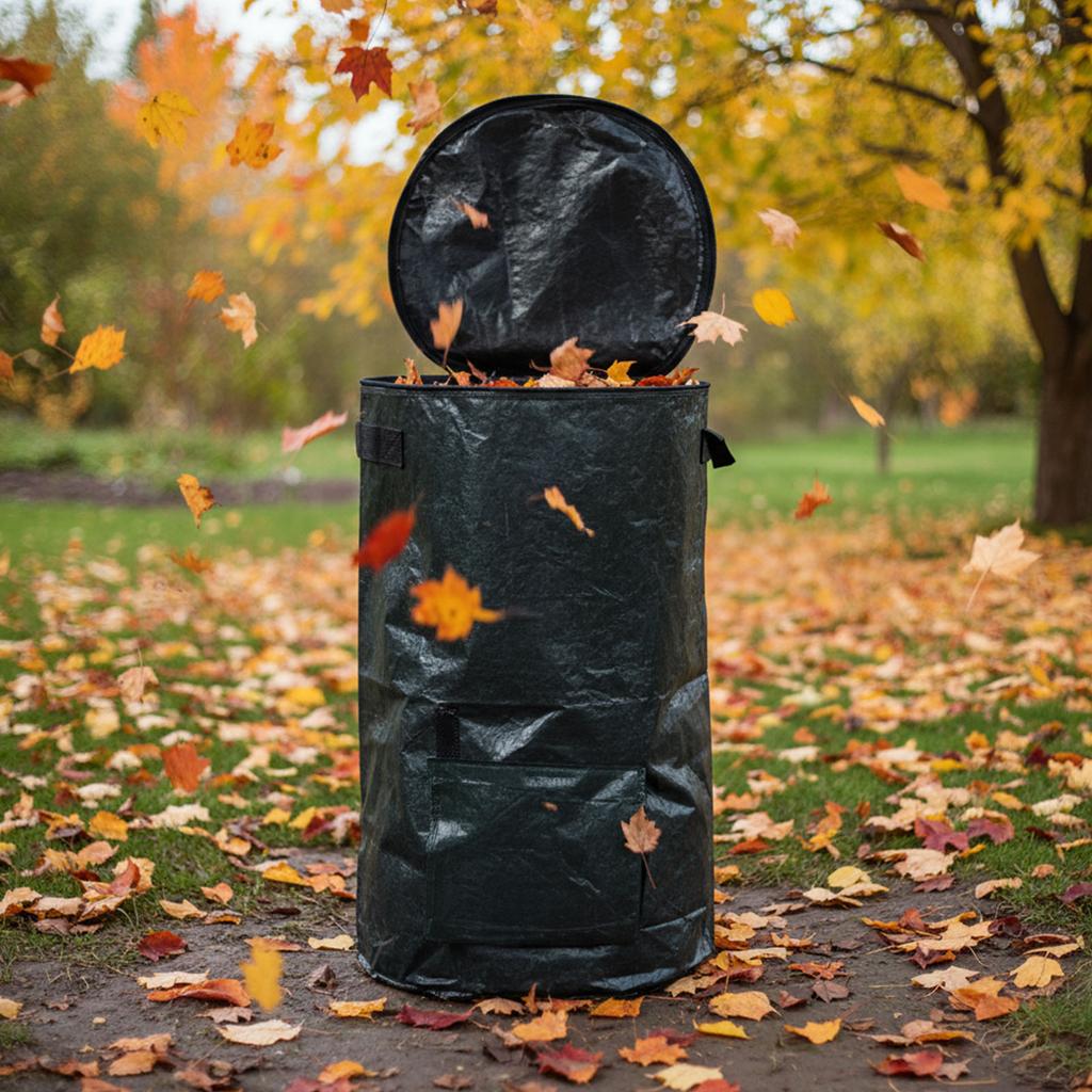 Garden Compost Bin Bag Reusable Organic Fertilizer Fermented Bag Probiotic Leaf Fermentation Bag for Fruit Kitchen Waste Grower
