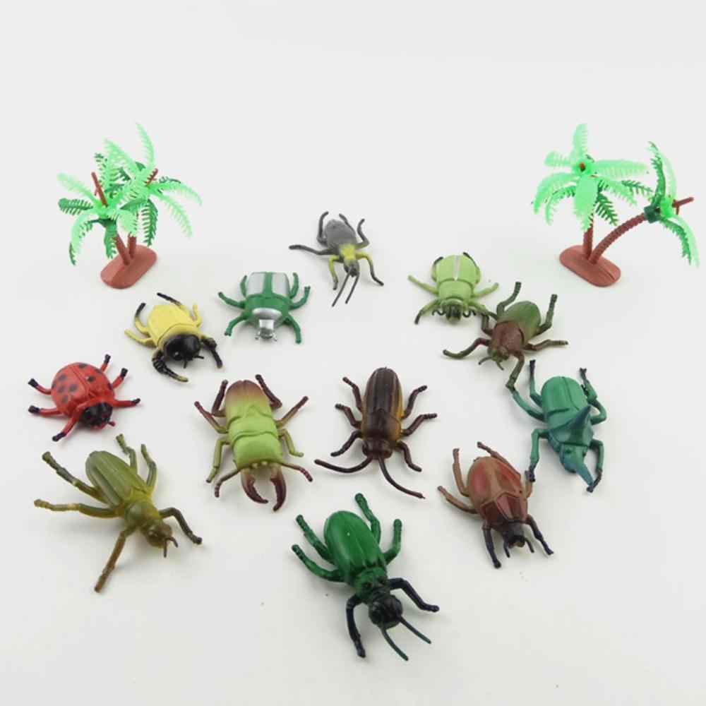 12PCS Multicolor Mini Dinosaur Action Figure Mini Realistic Model Safari Animal Toys  Early Learning