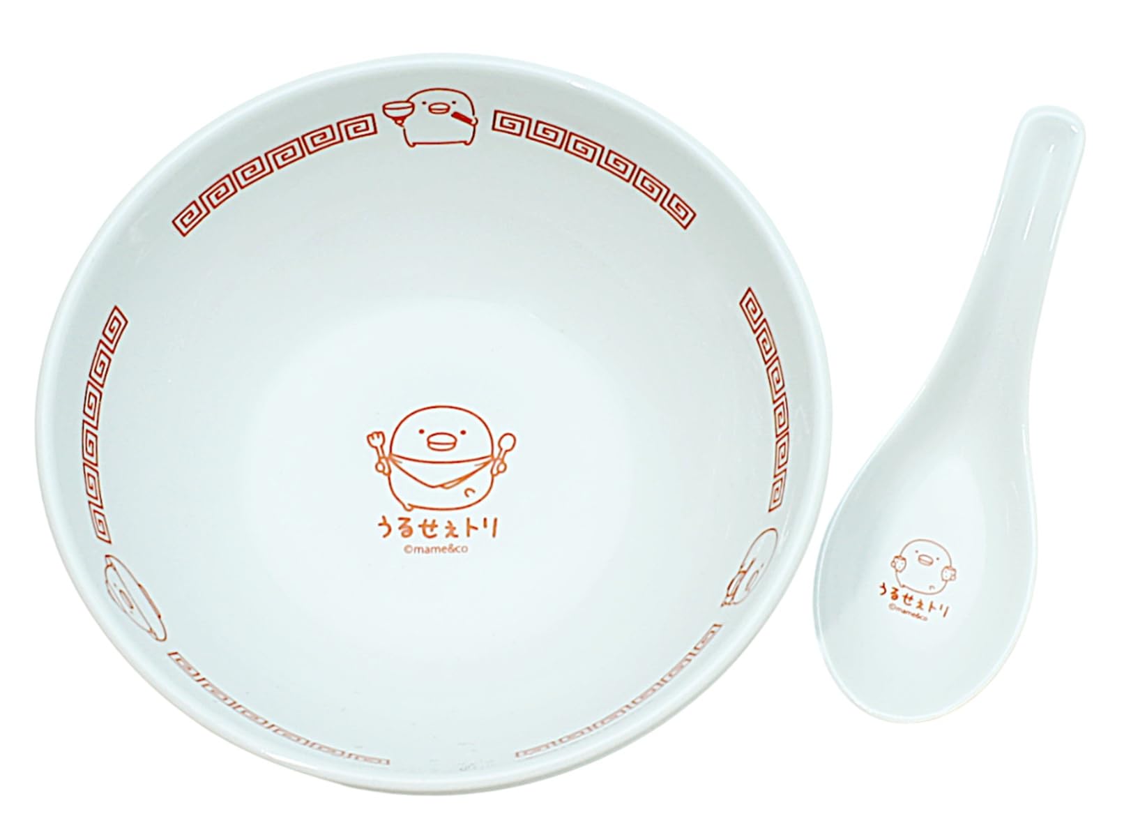 

Уруси Тори Мини Миска Набор Ложек для Риса Маленькая Миска & UT-054 / белый