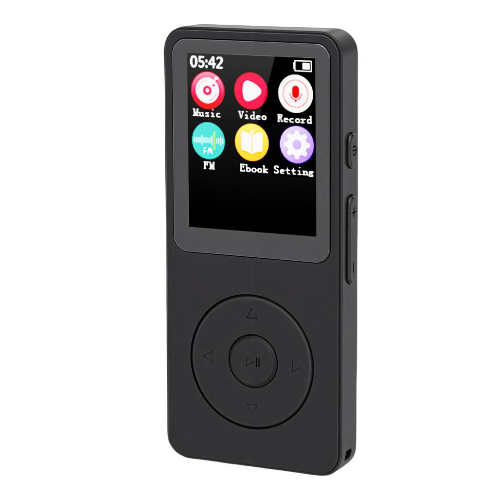 MP3 Player Bluetooth 5.4 HiFi 2.4 Inch LCD Screen Portable Music Player FM Voice Recorder for Outdoor Sports Traveling