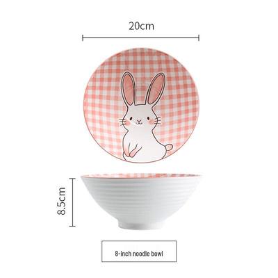 ZISIZ Cartoon Hase Keramik Geschirr