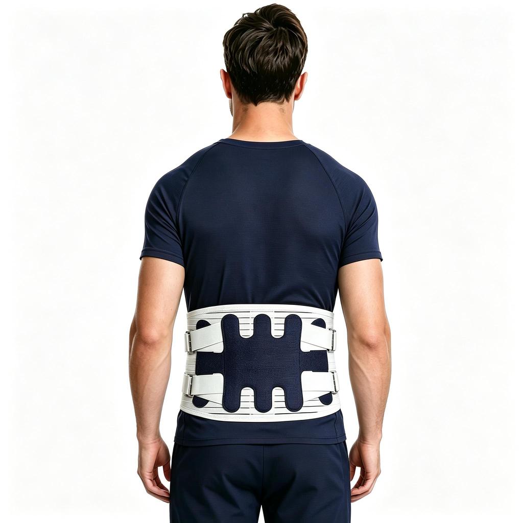 Back Brace for Lower Back Pain Relief Lumbar Support Belt for Men & Women, Ergonomic Design and Soft Breathable 3D Knit Material