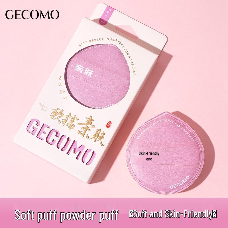 GECOMO Dual-Use Marshmallow Sponge: Soft, Skin-Friendly Powder Puff for Dry and Wet Application