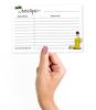 Inkdotpot Recipe Card 6x4 inch Single-Sided Recipe Design Cards Kitchen Recipe Cards Wedding-Bridal Shower-Baby Shower- Pack of