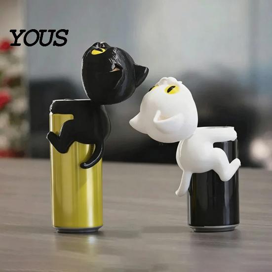 Soda Can Covers 3D Printed Cute Animal Cover, Reusable Protector Lid, Dinosaur Frog Shark Party Drink Markers Dust Cover for Standard