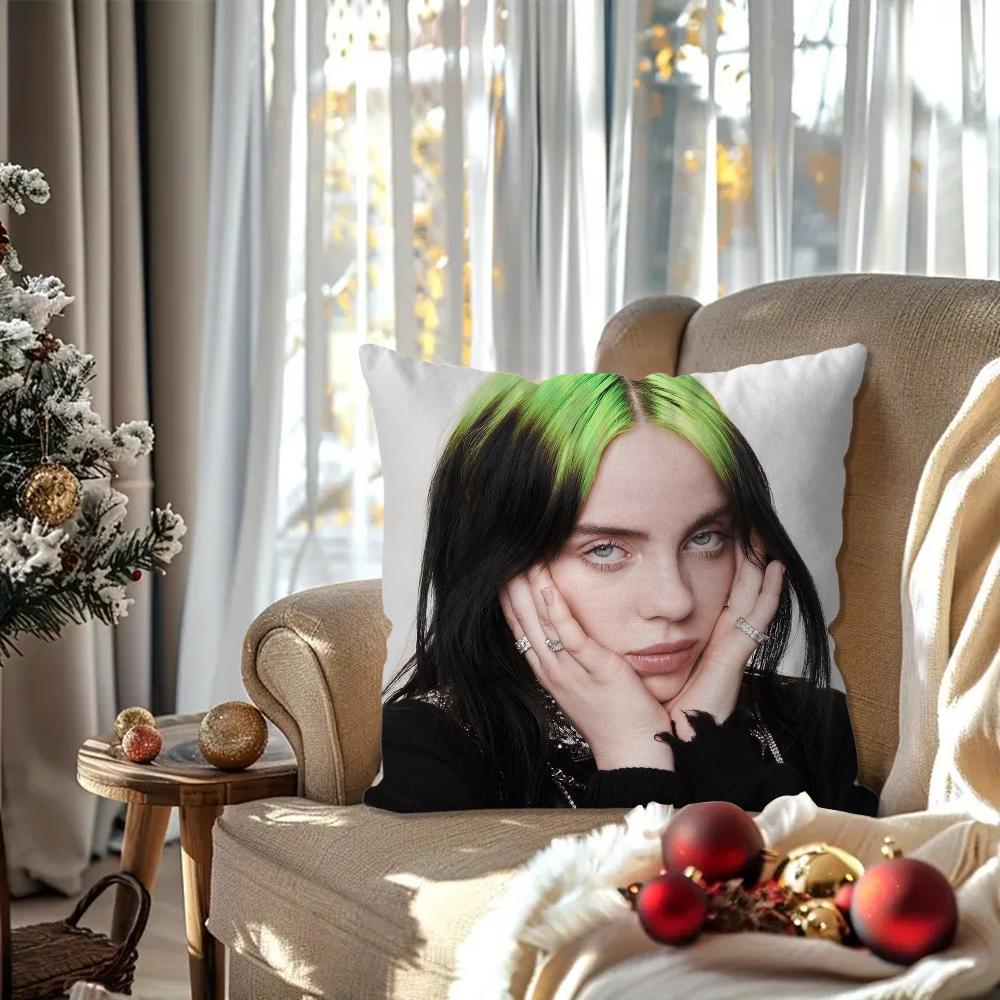 Singer B-Billies Pillow Case Square Pillow Bedroom Sofa Leisure Comfort Cushion Car Living Room Home Decoration 40X40