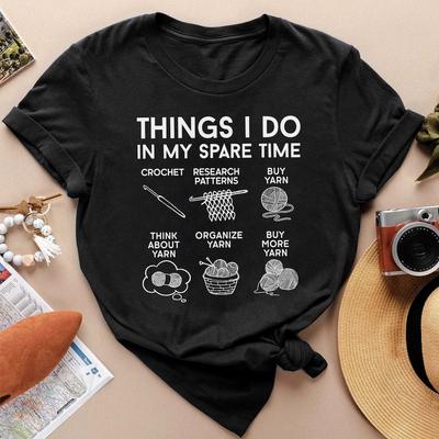 Funny Crochet Shirt Cute Crochet Tshirt Crochet TShirt Gift For Crocheter Crocheting Mom Gift Crafting Mom