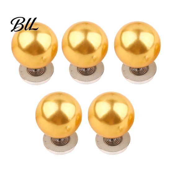 Neckline Fixation Clips 5Pcs Fake Pearl Buttons for Clothing, Removable Decorative Brooch Pins, No Invisible Clothing Fasteners Sew Safety Pins Shirt