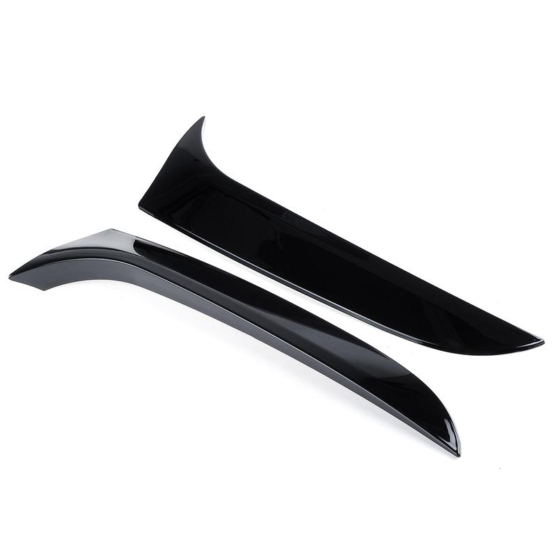 Rear Side Window Spoiler Lip Wing ABS Gloss Black Body Kits For VW Passat B6 Wagon Variant 2006 2007 2008-2010