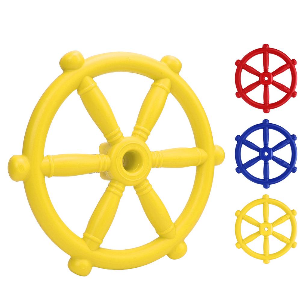 Pirate Ship Wheel Toy Steering Wheel for Treehouse Outdoor Playhouse Backyard Playset Swing Set Play