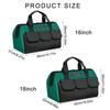  16/18inch Oxford Cloth Tool Bag Maintenance Storage Bag for Easy Organization Transport Tools Workshops Homes Electrician
