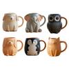 Tierform Tasse Elefant Schaf Eule Katze Hund Styling Kunstharz