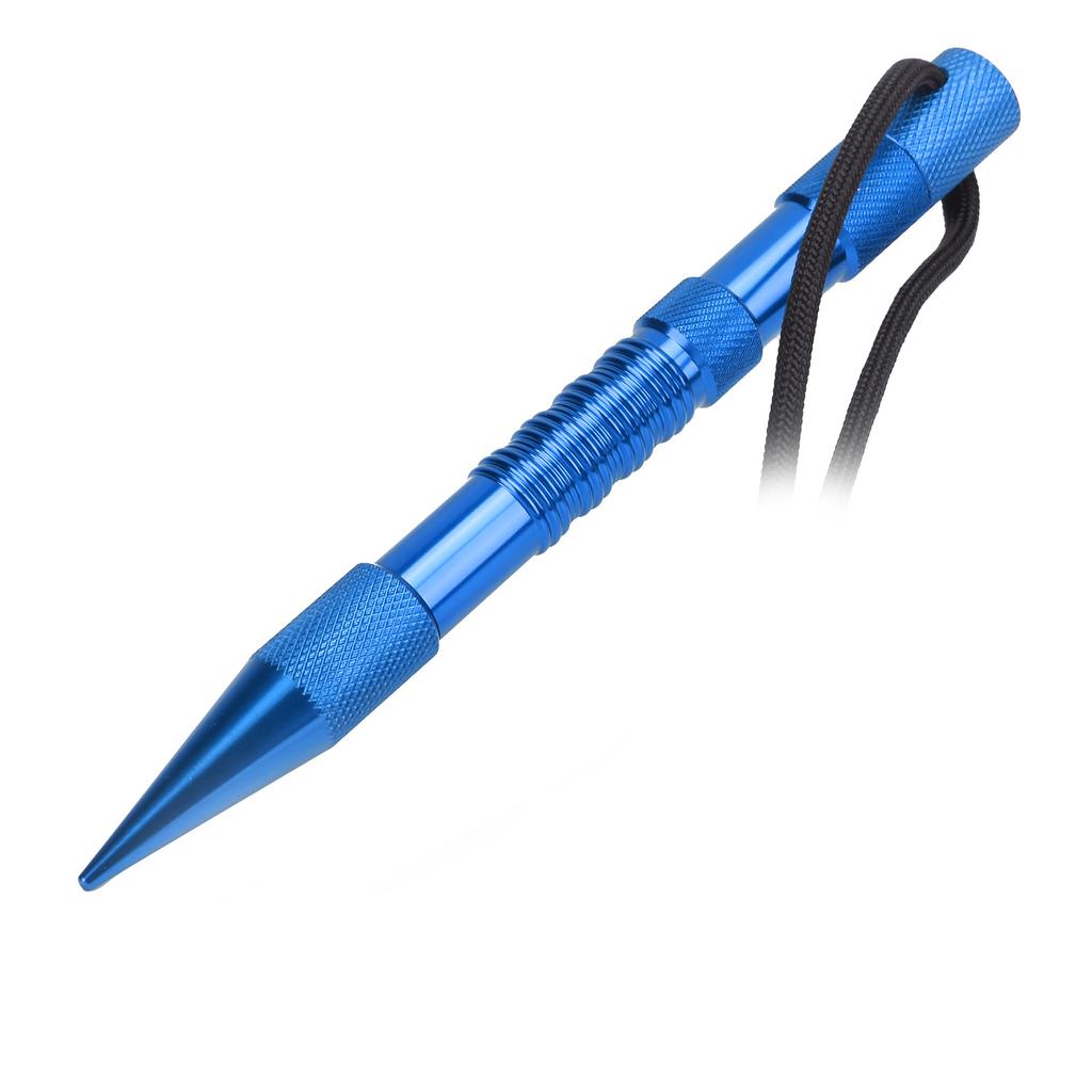 Umbrella Rope Needle Paracord Spike Needle Bracelet Aluminum Binding Stitches Corchet ToolSingle Blue