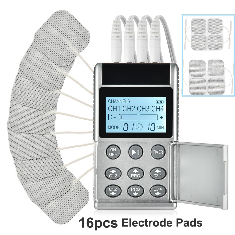 15 Modes Tens Muscle Stimulator Electric Acupuncture Body Massage Digital Therapy EMS Tens Unit Machine Back Electrostimulator
